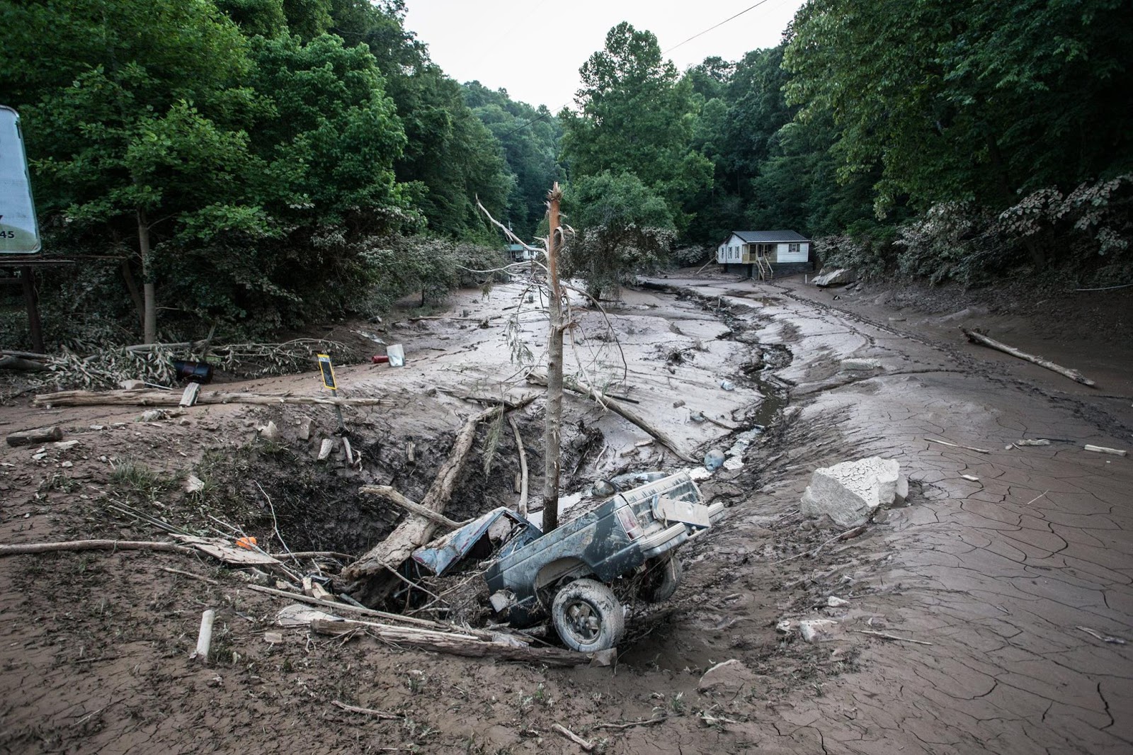 Just A Car Guy the aftermath of the flooding in Clendenin, Camden