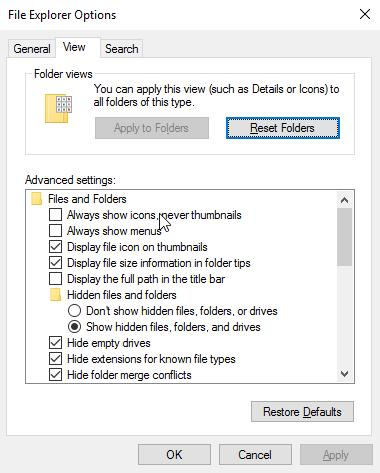شرح لكيفية حل مشكلة عدم ظهور أيقونات معاينة الصور في Windows تقنيات ديزاد