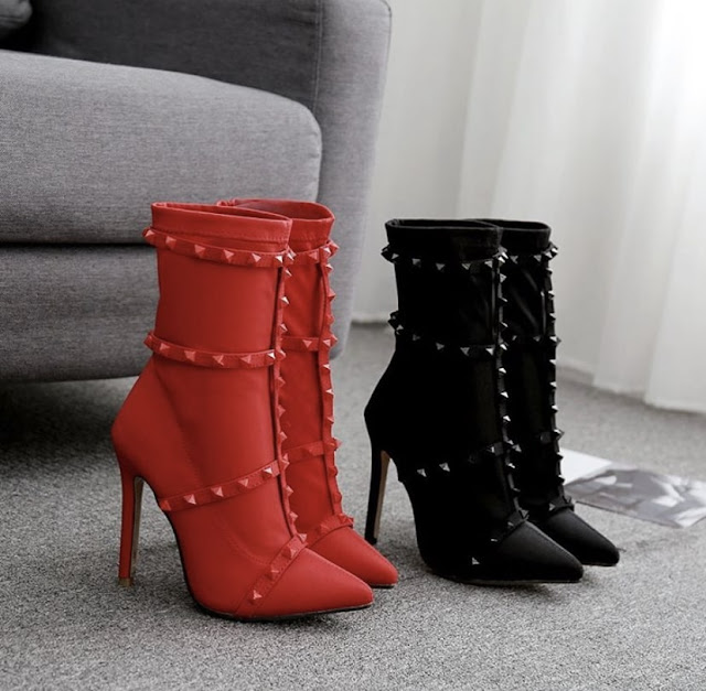 ankle boots by Rossario George.