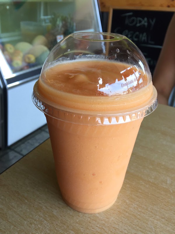 Mango Smoothie at Papayas Juice Bar and Fruteria in San Diego