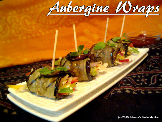 Aubergine Wraps