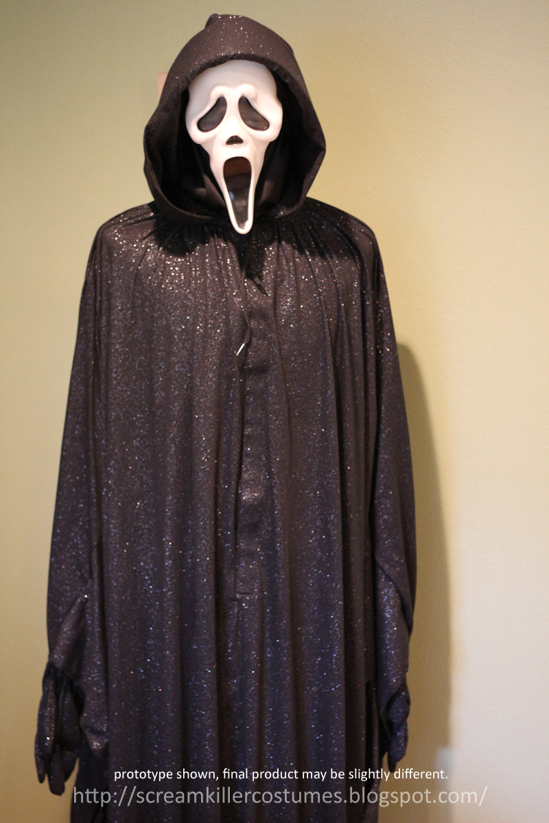 Scream Replica Costumes & Props: SCREAM KILLER COSTUME (SPARKLE VERSION)
