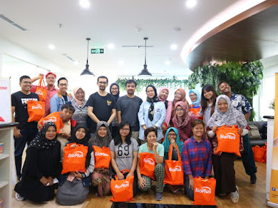 foto bersama komunitas Indonesian Social Blogpreneur (ISB)