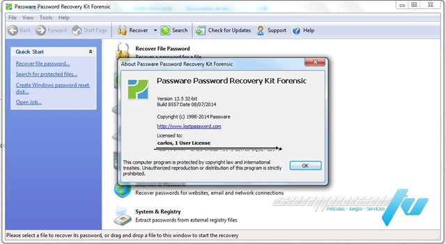 passware password recovery kit professional 13.5 serial key