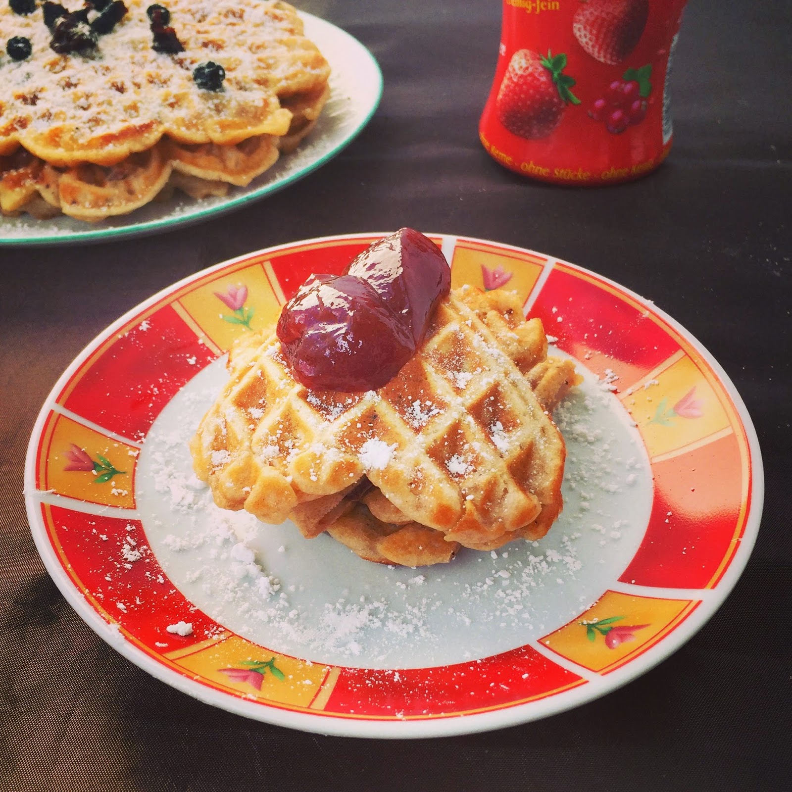 Apfel-Cranberry-Waffeln – Lanis Lecker Ecke