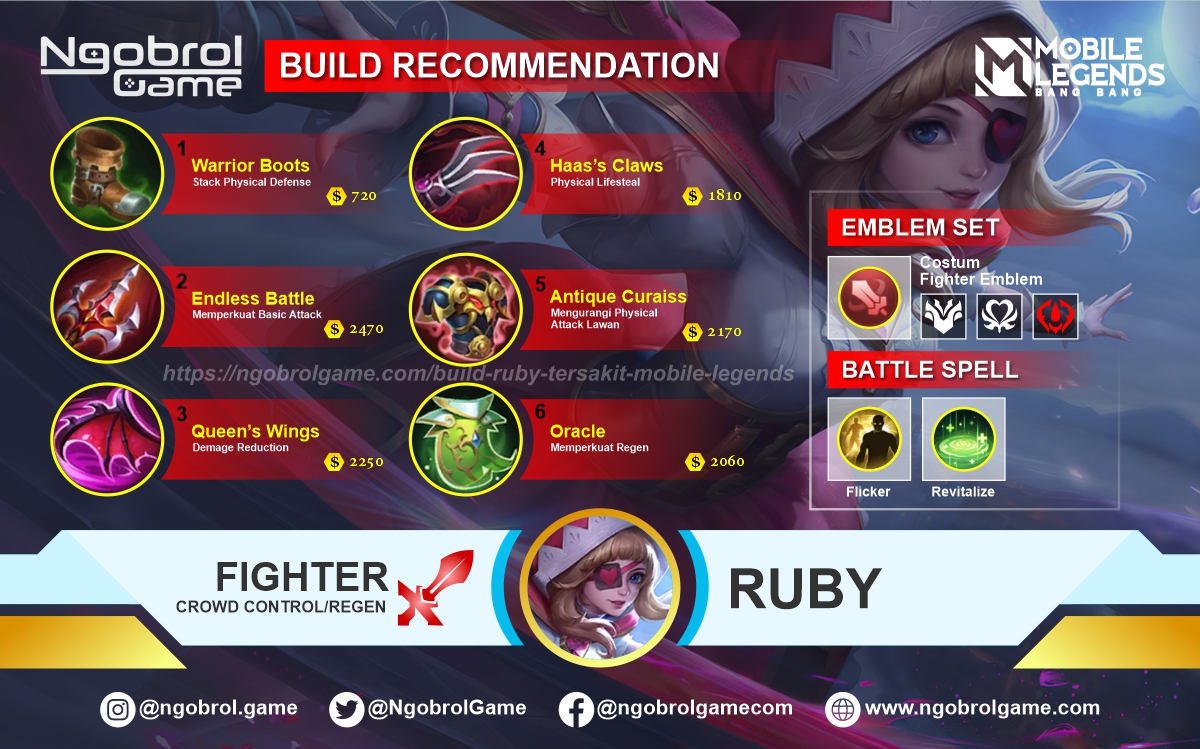 Build Ruby Tersakit 2022 Mobile Legends Ngobrol Games