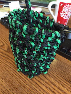 paracord can coozie