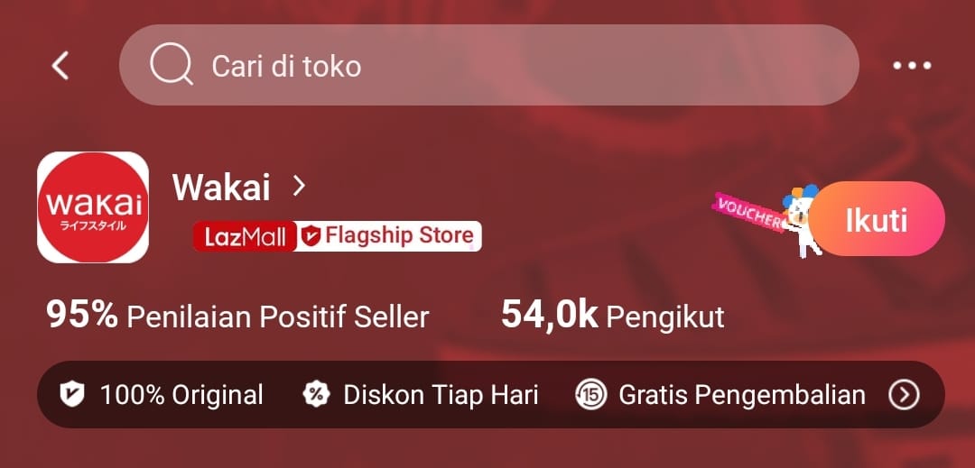 Wakai Rekomendasi Toko Sepatu Original di Lazada, Bagus & Terpercaya