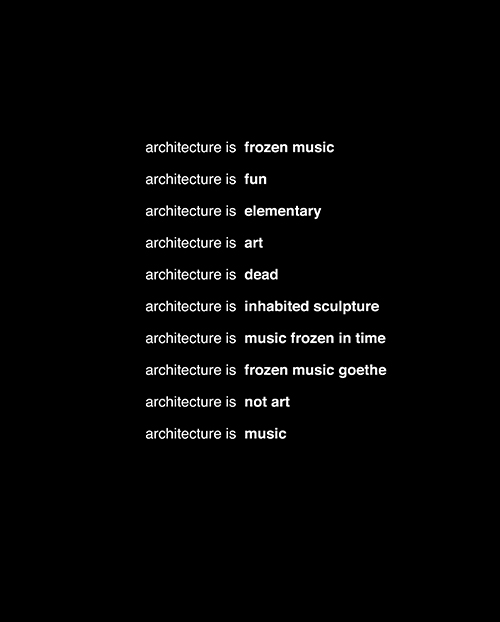 Emilio Chapela, “Architecture is...” (from the series “Ask Google”), 2009 © Emilio Chapela