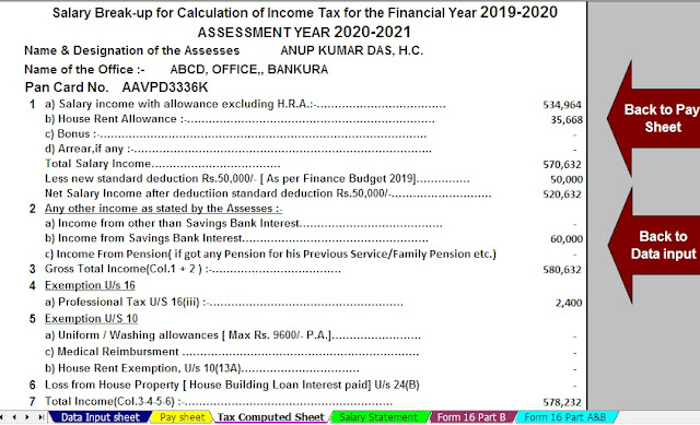 Download Automated All in One TDS on Salary Non-Govt Employees for the F.Y. 2019-20 with Automated H.R.A. Exemption Calculator U/s 10(13A) + Automated Revised Form 16 Part B and Form 16 Part A&B + Automated Value of Perquisite Calculator with Form 12 BA. 5 Download Automated All in One TDS on Salary Non-Govt Employees for the F.Y. 2019-20 with Automated H.R.A. Exemption Calculator U/s 10(13A) + Automated Revised Form 16 Part B and Form 16 Part A&B + Automated Value of Perquisite Calculator with Form 12 BA. 5
