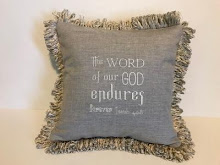 Isaiah 40:8  Light Greige Linen