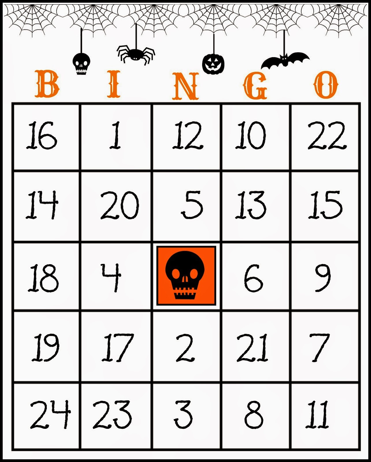Crafty In Crosby Free Printable Halloween Bingo Game Crafty In Crosby Free Printable Halloween Bingo Game