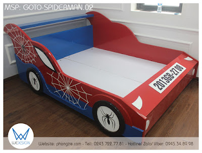 Giường ô tô Spider Man GOTO-SPIDERMAN.02