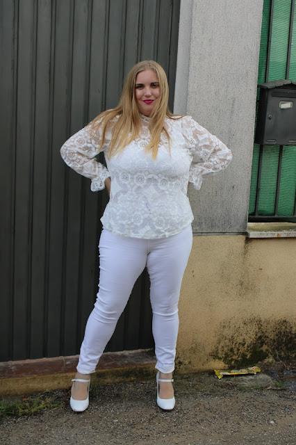 Outfit: Total White con SheIn