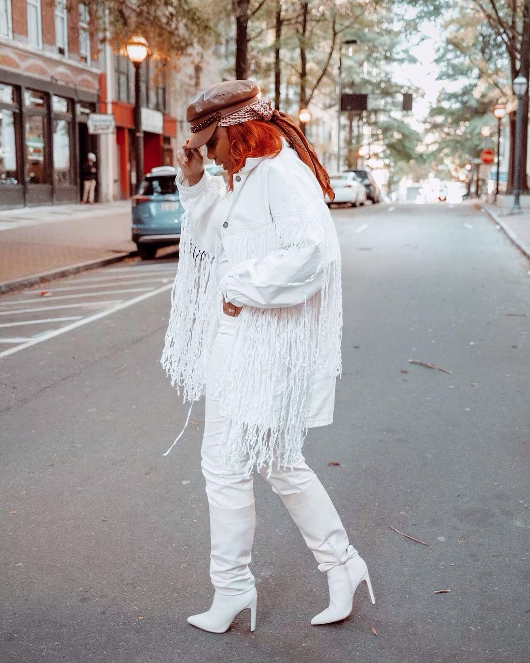 How to style an all white outfit