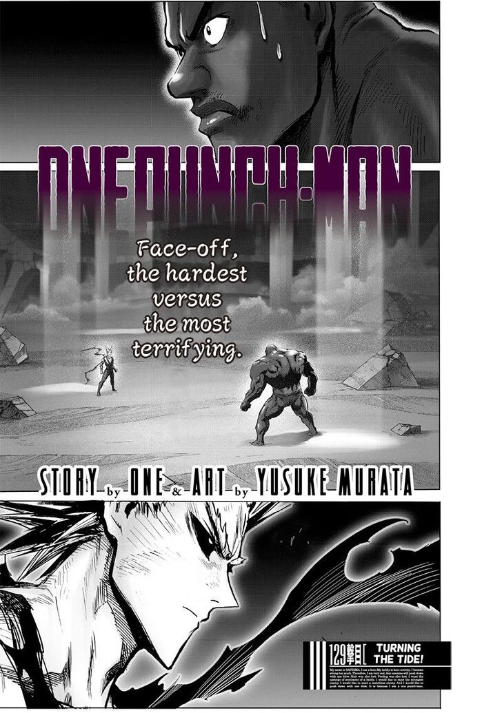 One Punch Man Chapter 129 One Punch Man Manga Online