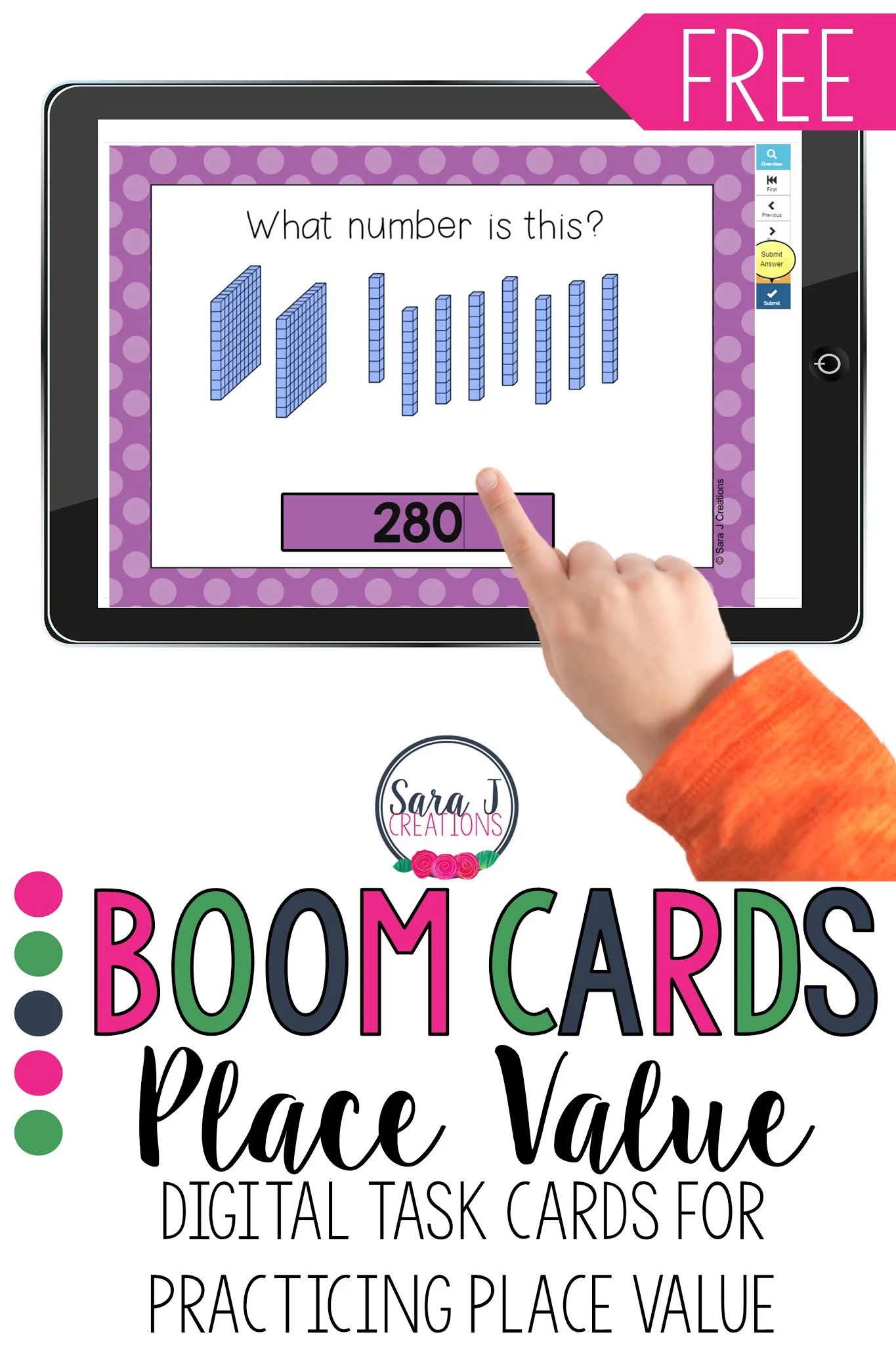 Digital task cards (Boom Cards) make teaching place value more fun and engaging. Self checking, no prep cards make it perfect for a busy teacher.