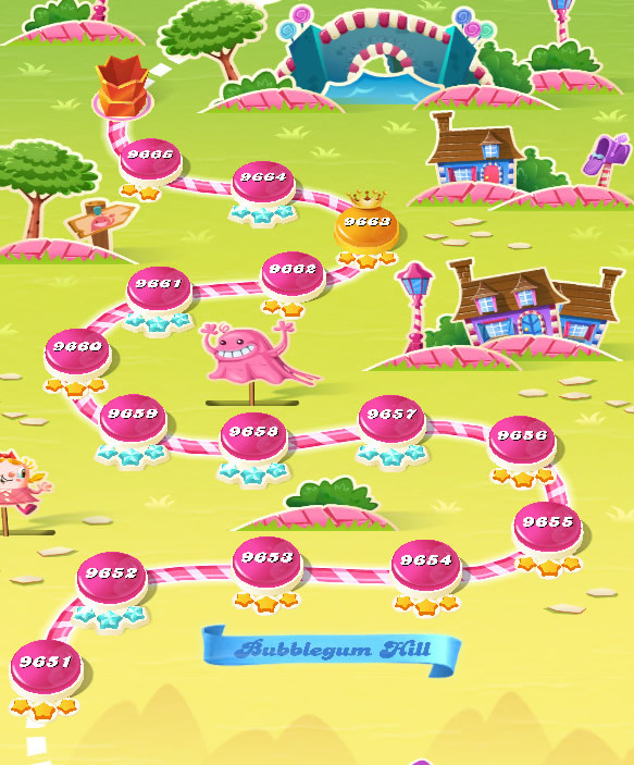Candy Crush Saga level 9651-9665 Candy Crush Saga level 9651-9665