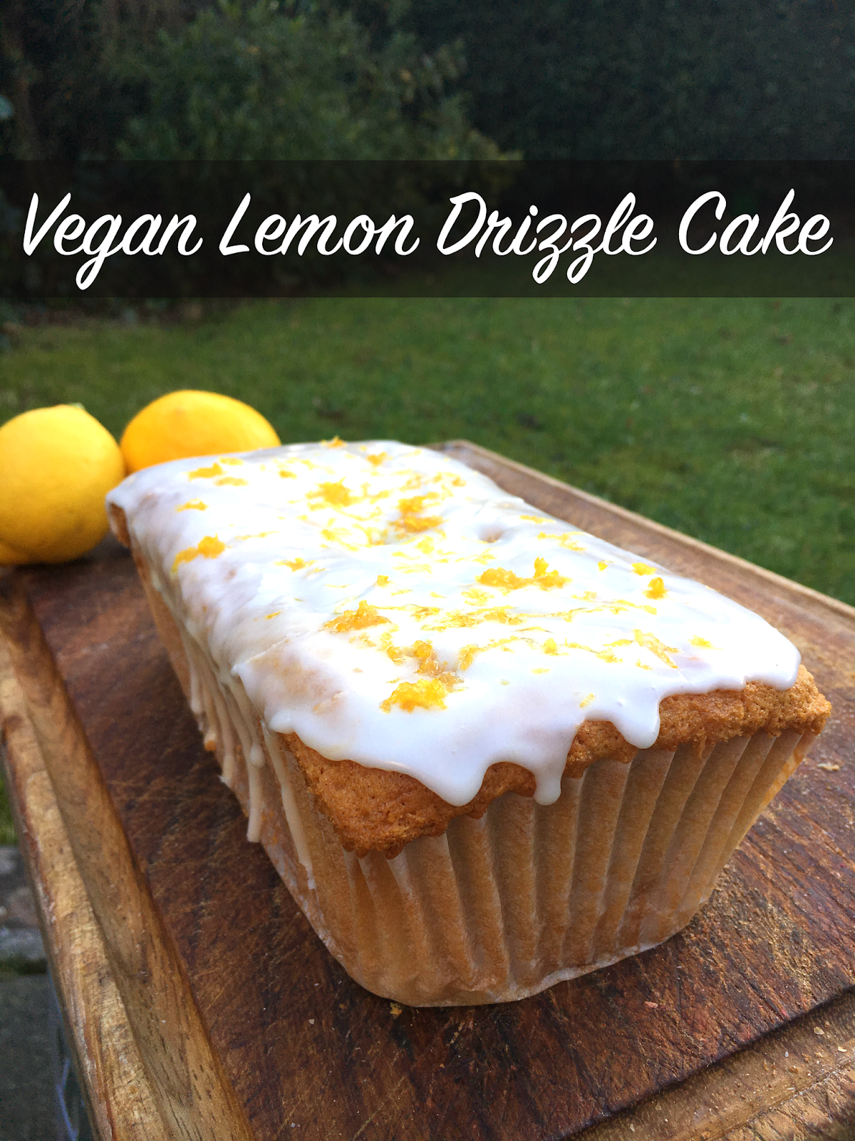 Vegan Lemon Drizzle Cake | Susiechef