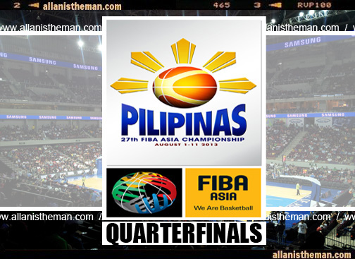 FIBA Asia Championship 2013: Quarterfinals Live Game