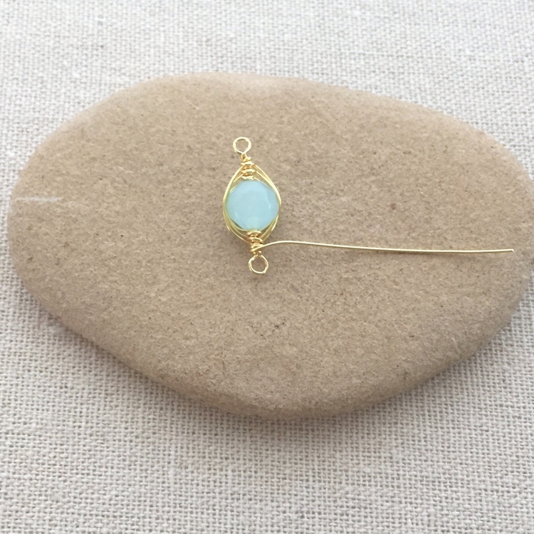 Lisa Yang Jewelry Free Herringbone Wire Wrap Link Tutorial