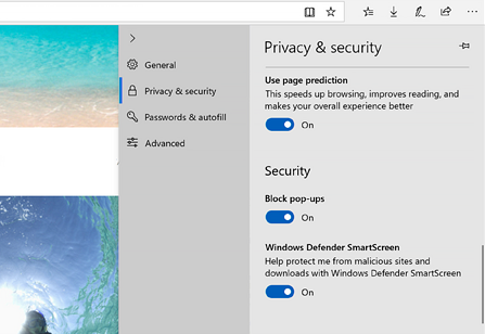 How to Block Pop-ups in Edge Browser