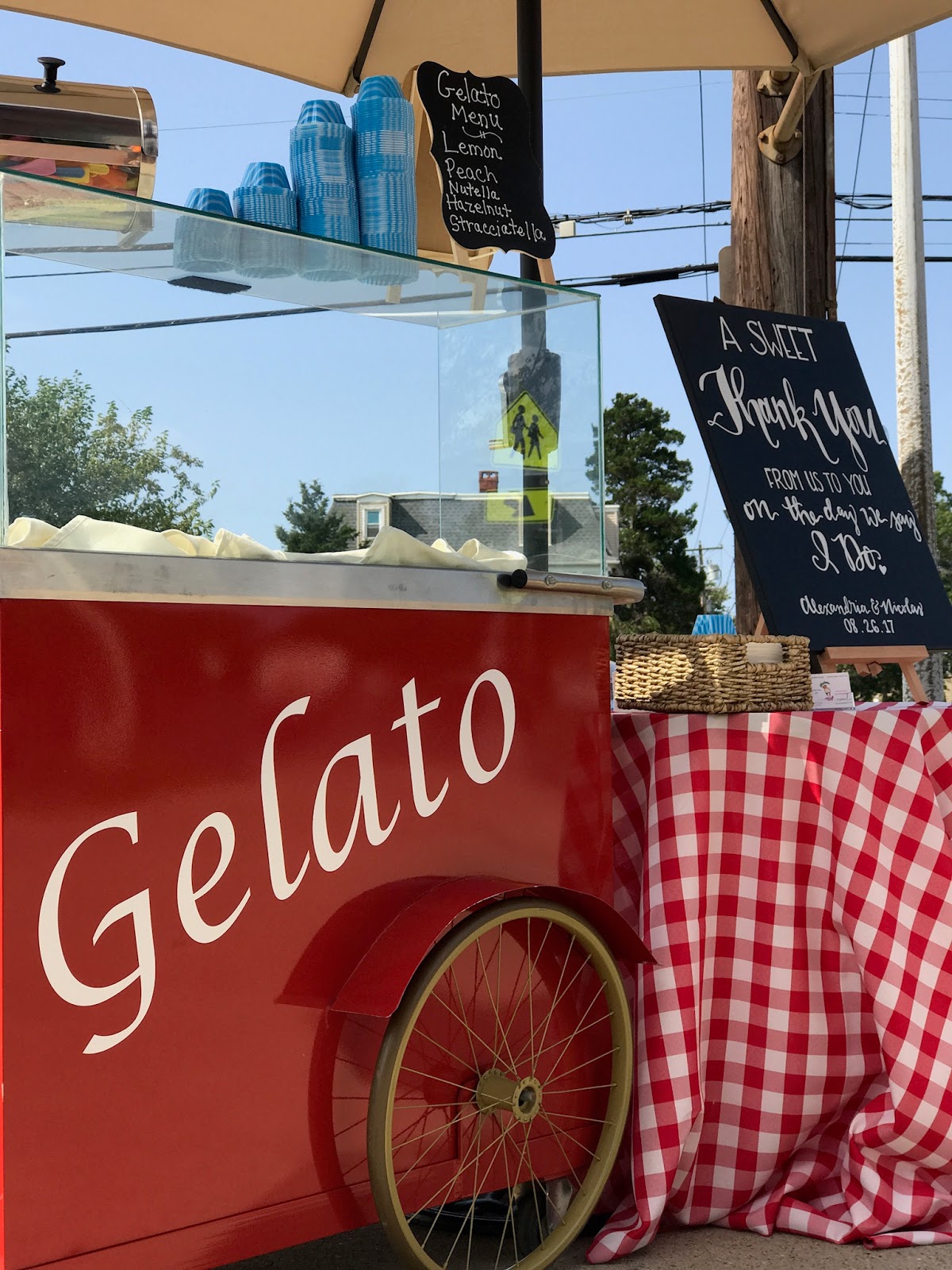 Gelato Catering Cart Long IslandWeddings, Birthday Parties, Corporate