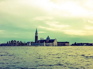 Views from the river bus of Venice, Italy