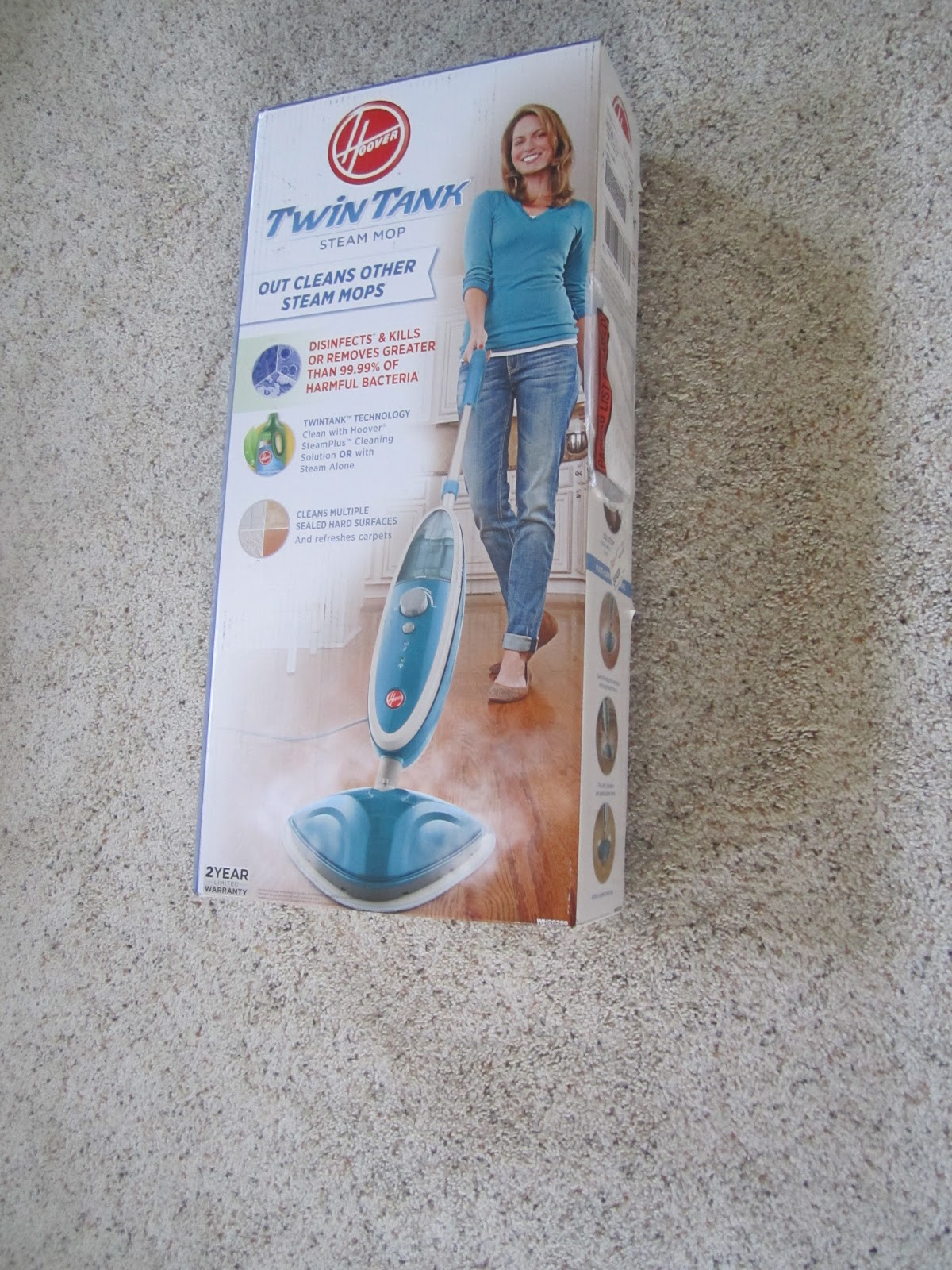 Ditslife Hoover TwinTank Disinfecting Steam Mop WH20200