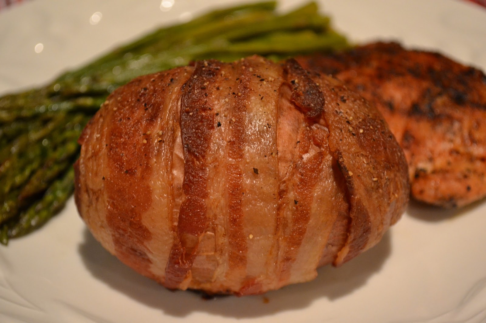 Cooking Up A Storme Bacon Wrapped Baked Potatoes