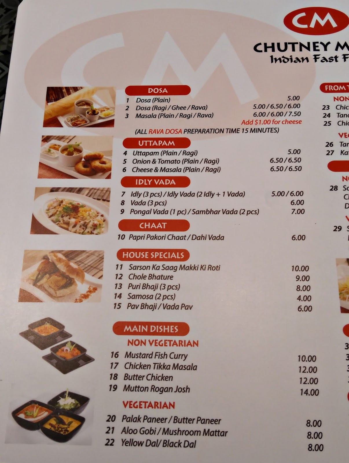 Venoth's Culinary Adventures Chutney Mary Indian Fast Food Changi