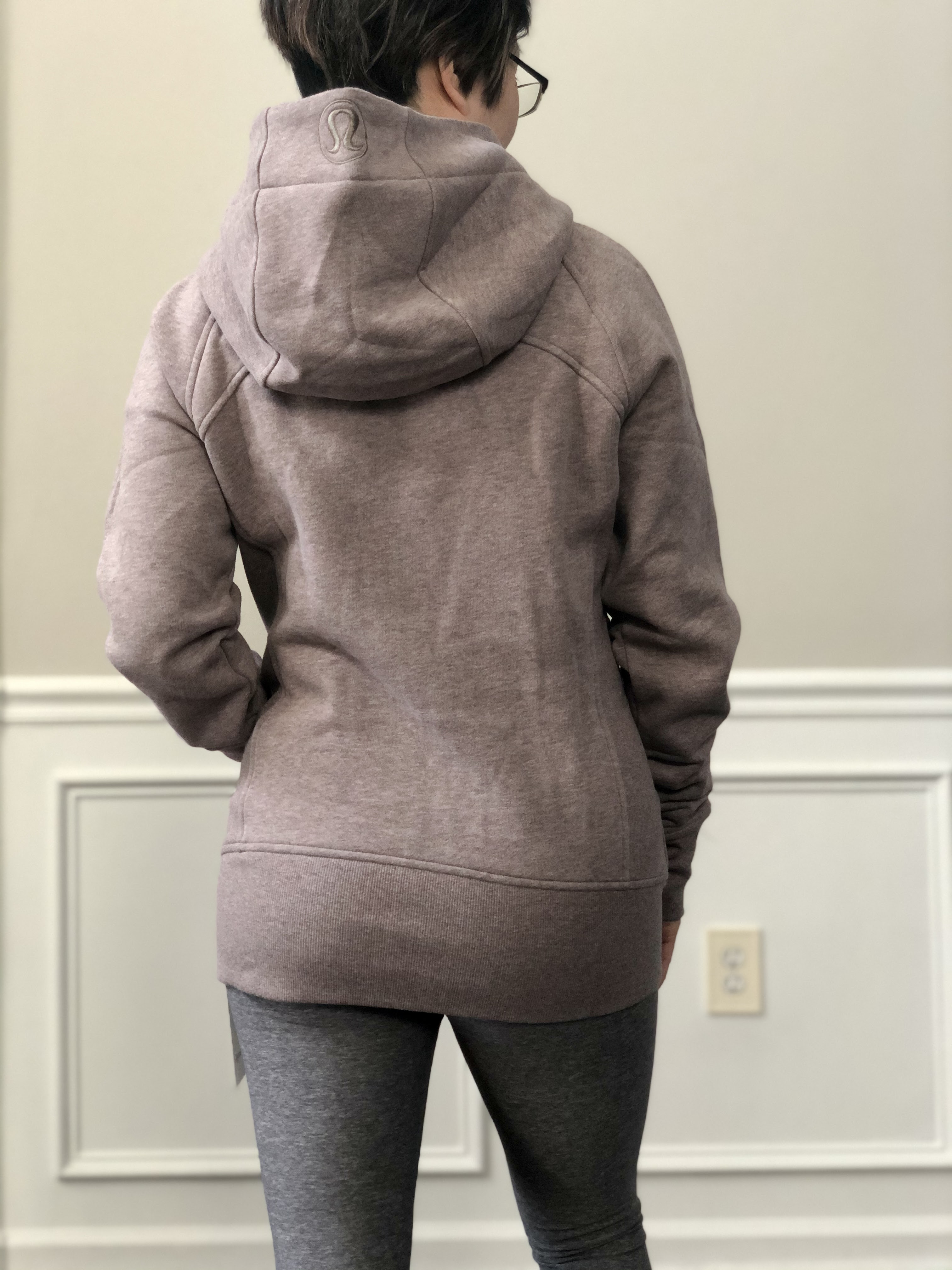 Fit Review! All Yours Crew Sandwash & Scuba Hoodie Heathered Violet Verbena