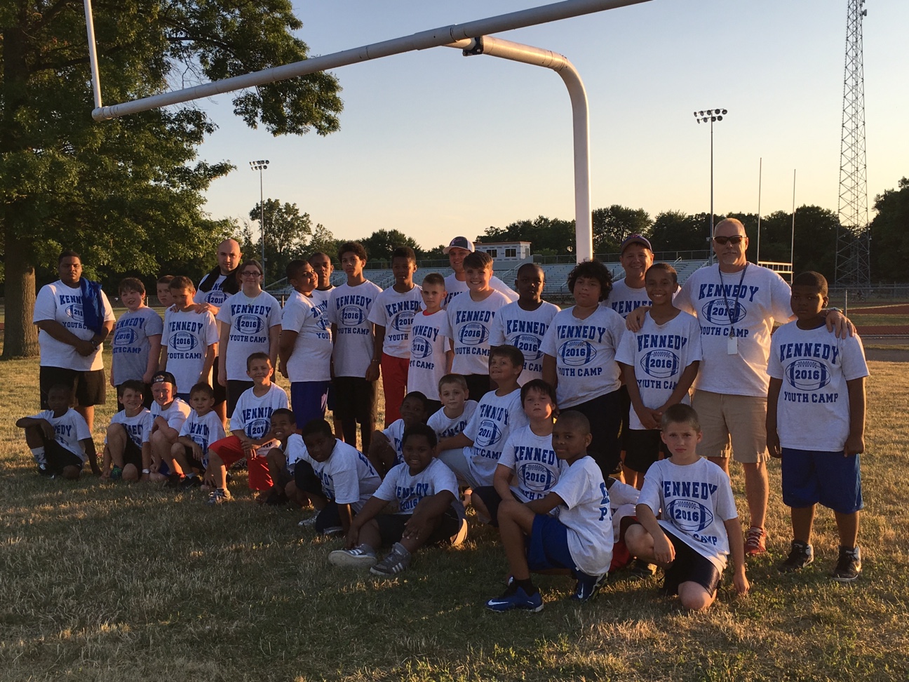 Talking Taylor Schools KENNEDY HIGH SCHOOL football camp attracts