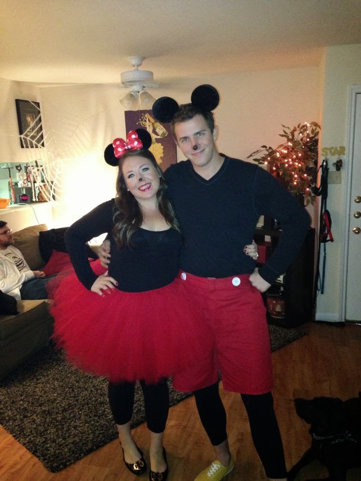 Minnie And Mickey Mouse Costumes Diy