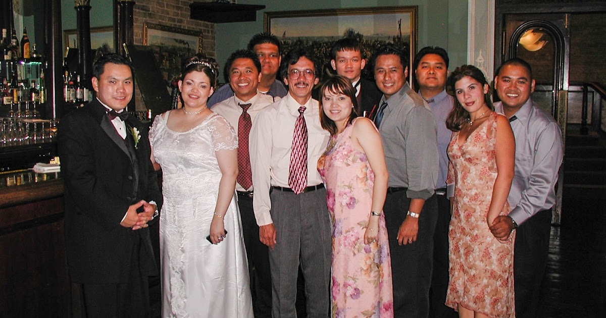Uncle Alex, Dudley cousins & me at Kristine Llanes' wedding in Sac