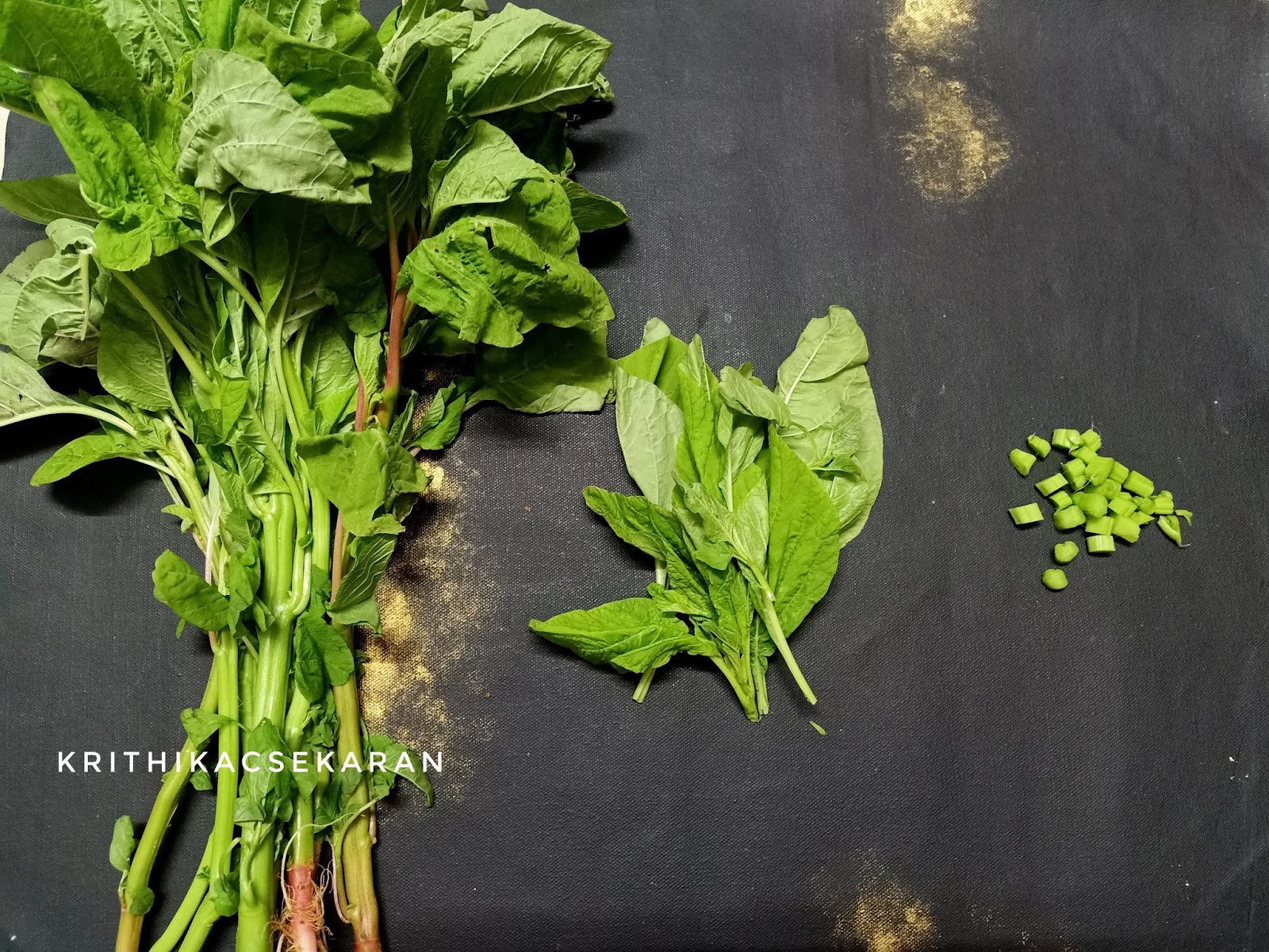 Thandu Keerai and Koottu Home cooking