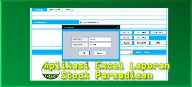 Aplikasi Excel Laporan Stock Persediaan v4 Aplikasi Excel Laporan Stock Persediaan v4