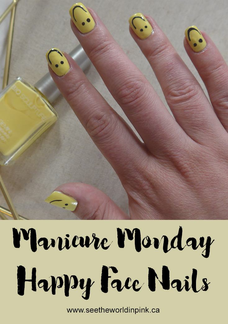 Manicure Monday - Happy Face Nails