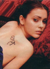 alyssa milano tattoo