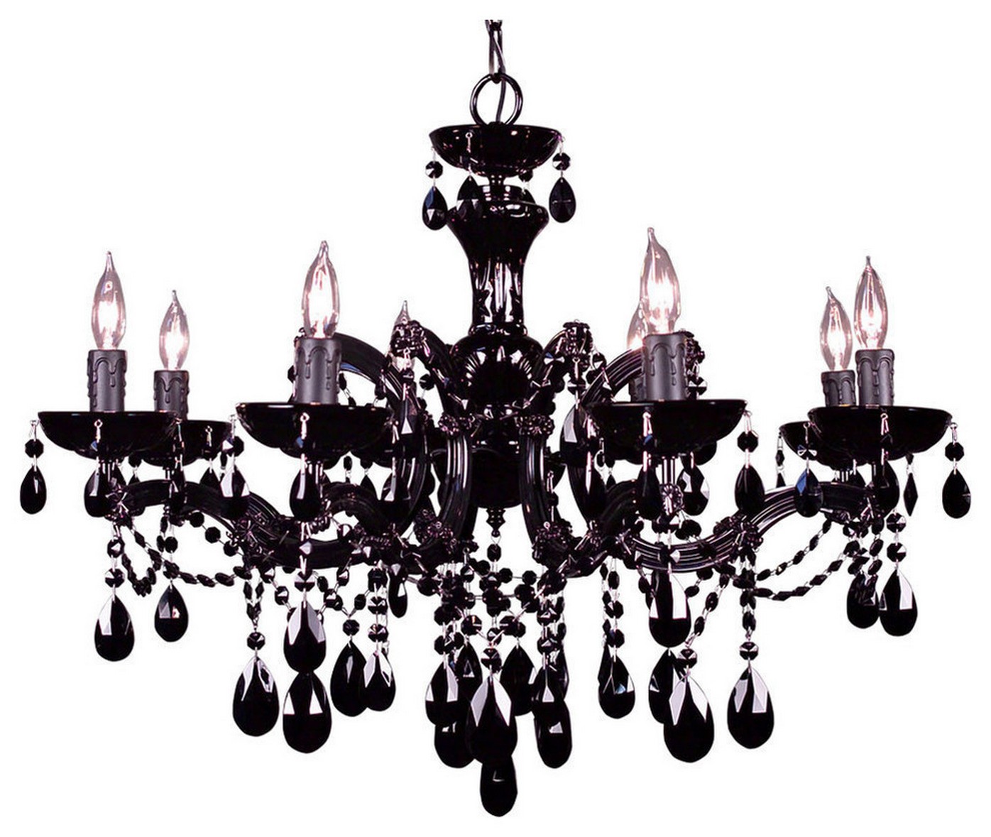 Astounding Chandeliers Color Black on Black Size/Weight W 28" / D 28