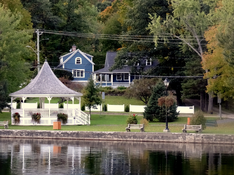 The Village of North Hatley in the Eastern Townships of Quebec, Canada