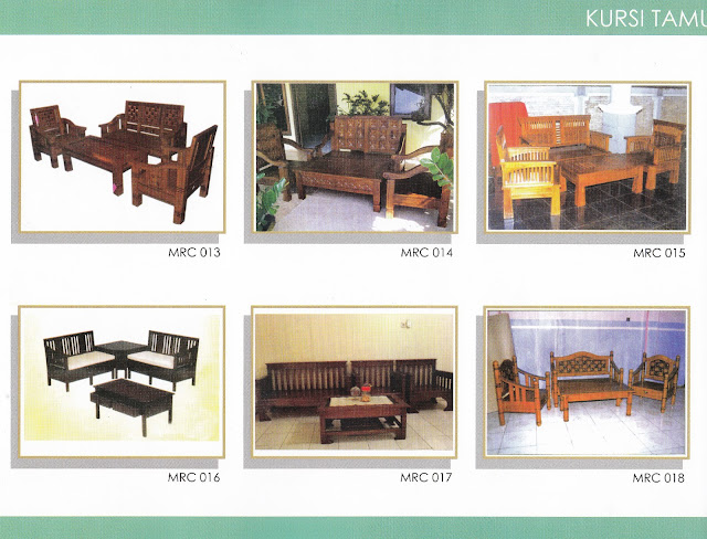 Set kursi tamu jati minimalis MRC 013 - MRC 018 set kursi tamu jati
