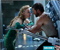 Svetlana Khodchenkova and Hugh Jackman in The Wolverine