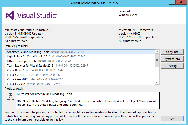 SharePoint 2013 project templates missing in Visual Studio 2012