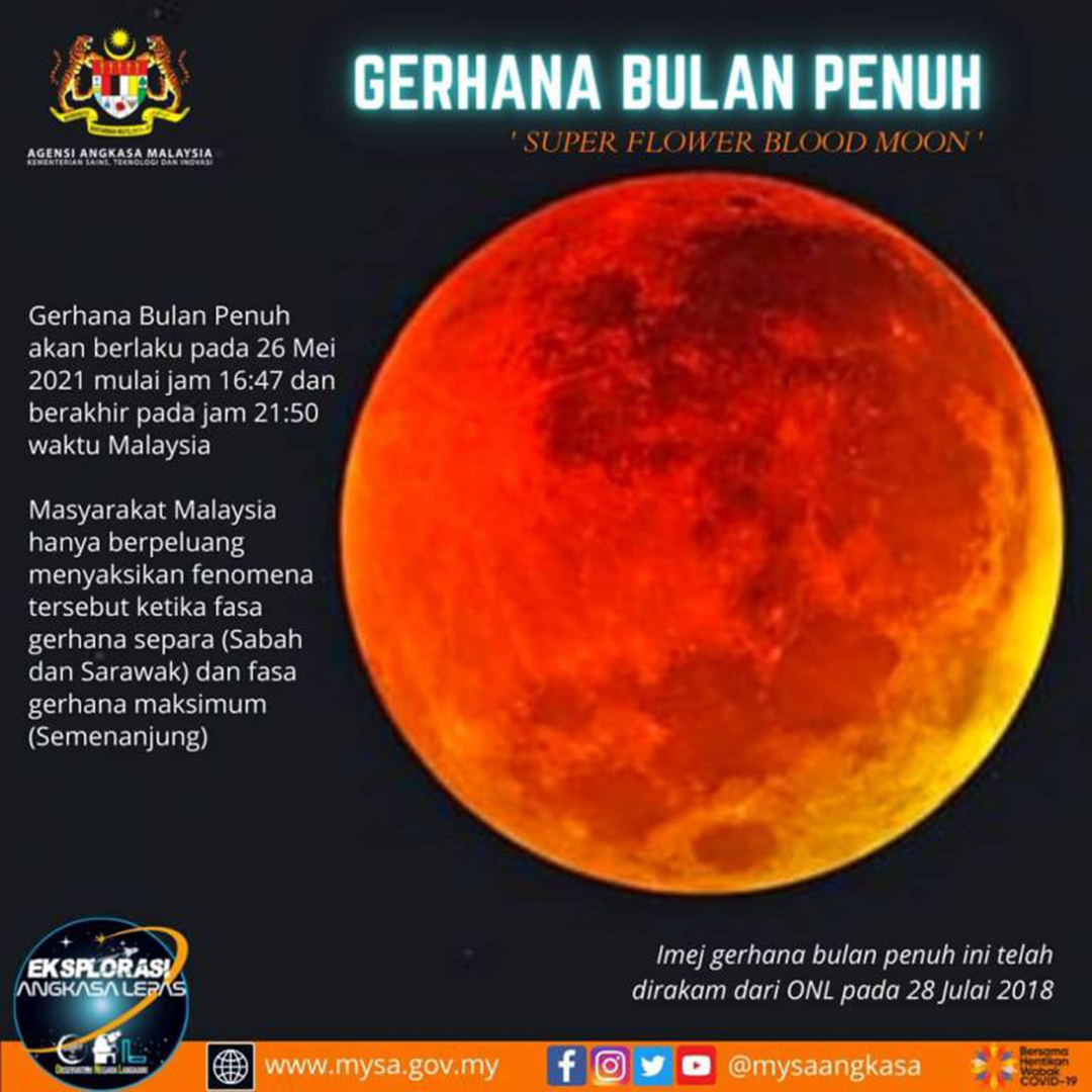 Cara solat gerhana bulan 2021