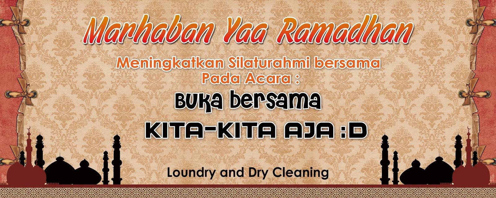 Contoh Banner Buka Bersama Bulan Ramadhan
