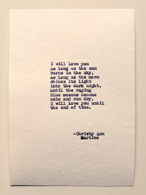 thinking of you short poems