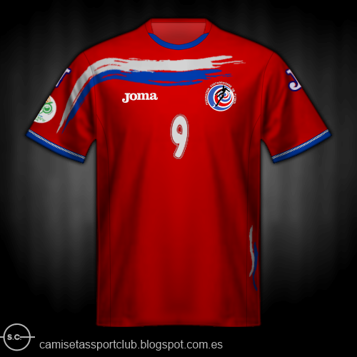 CAMISETAS SPORT CLUB: COSTA RICA