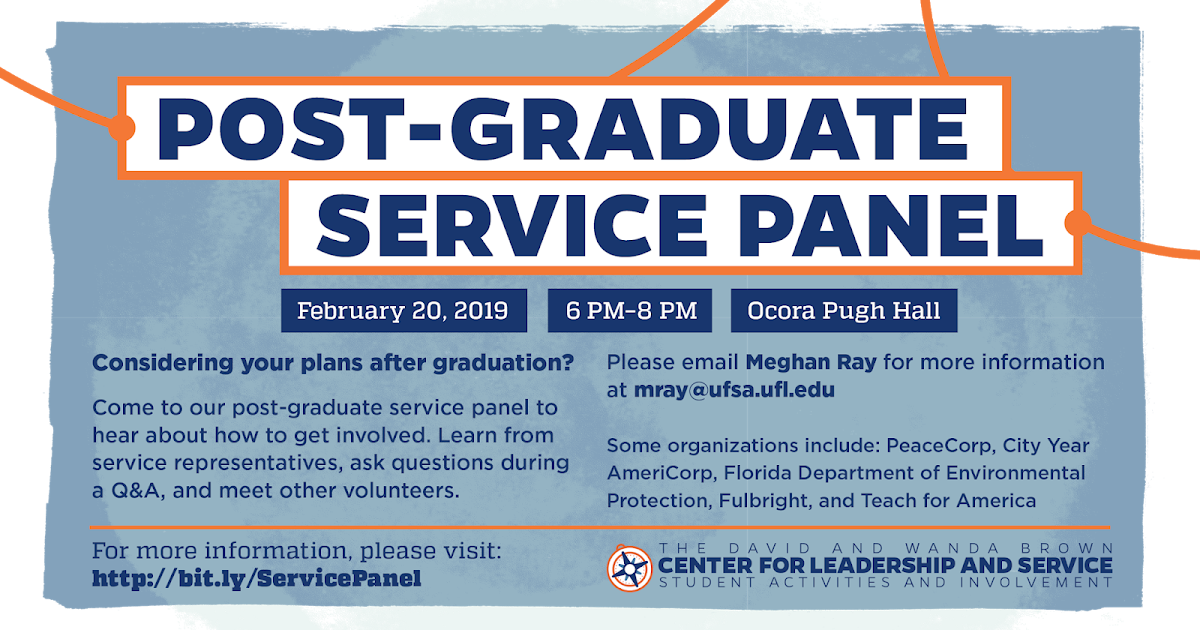 ABE Undergraduate News and Notes PostGraduate Service Panel2/20