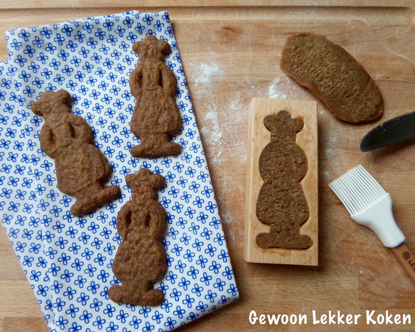 Gewoon Lekker Koken & Leven Speculaasjes bakken met een plankje